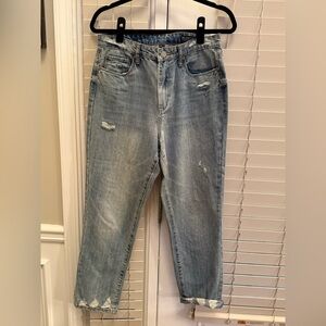 NWT BLANK NY THE MADISON CROP WITH BUTT RIP